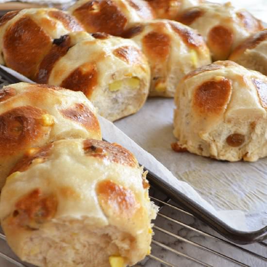 Homemade Hot Cross Buns