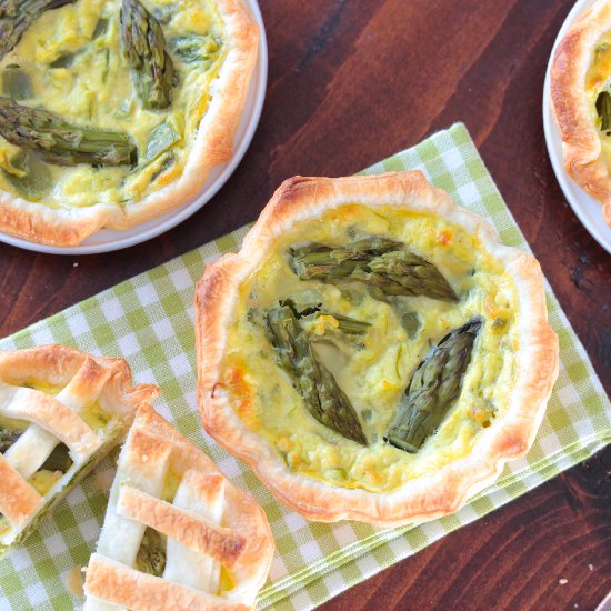 Mini Asparagus Quiche