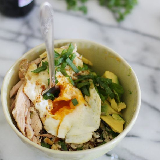 Brown Rice Bowl with Fried Egg