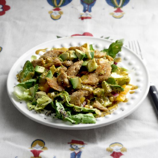 Crispy Seitan Salad