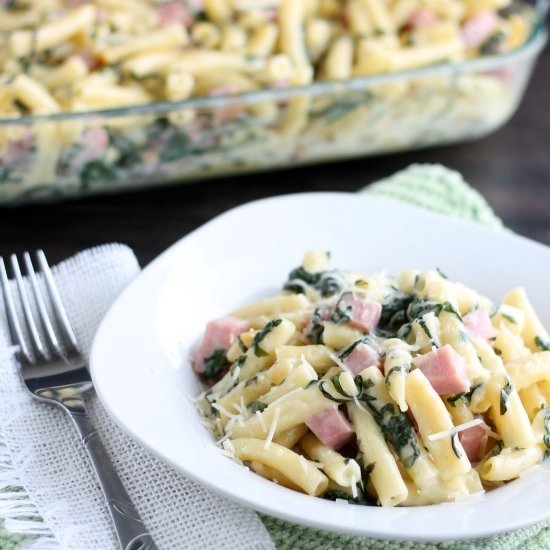 Ham and Cheese Pasta Bake