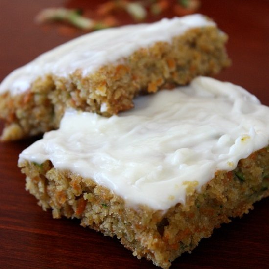 Delicious Carrot Zucchini Bars