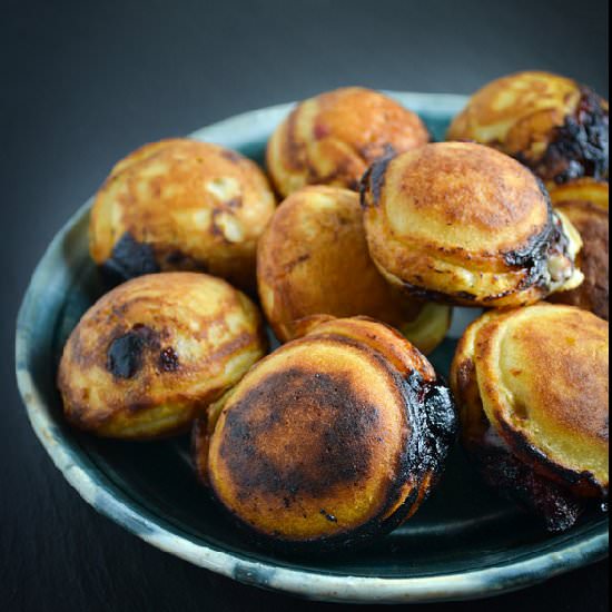 Cherry Stuffed Ebelskivers