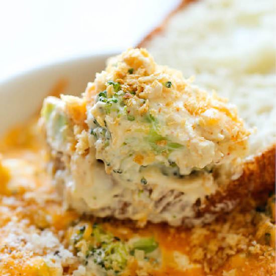 Baked Broccoli Parmesan Dip