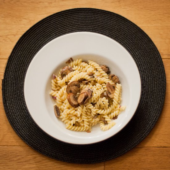 Pasta with Mushrooms and Truffle