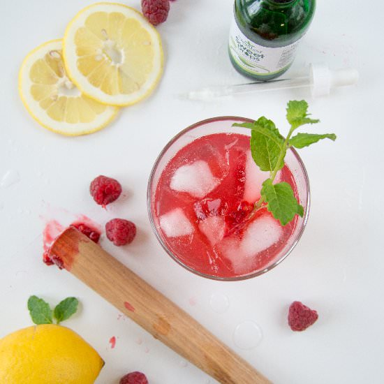 Stevia Sweetened Raspberry Lemonade