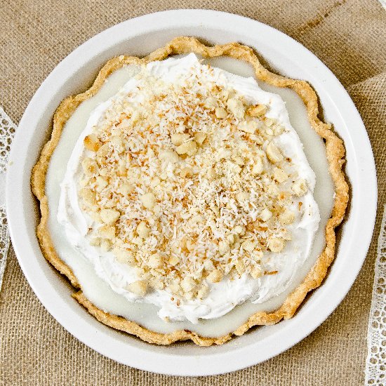 Vegan Chocolate Coconut Cream Pie