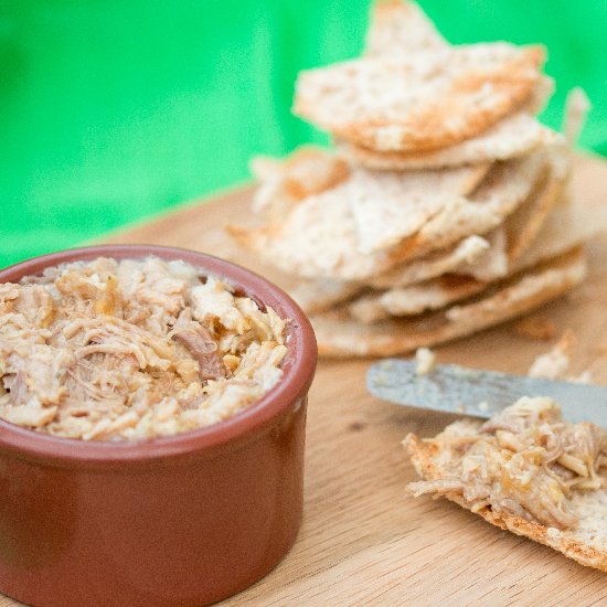 Pork Rillettes with Melba Toast