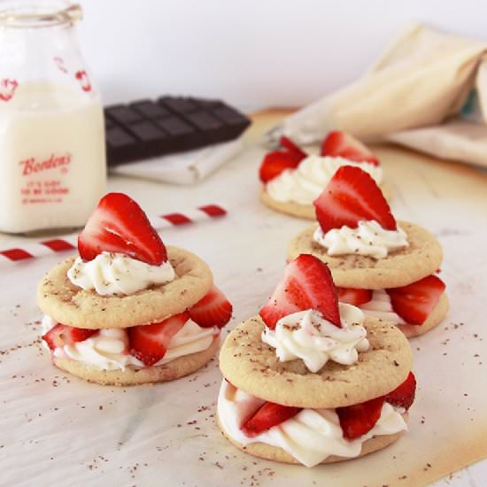 Strawberry Shortcake Cookies