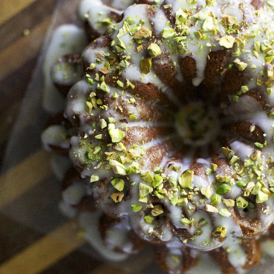 Pistachio Rose Water Cake