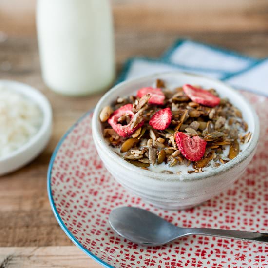 Strawberry Coconut Granola