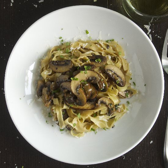 Tagliatelle with Mushrooms