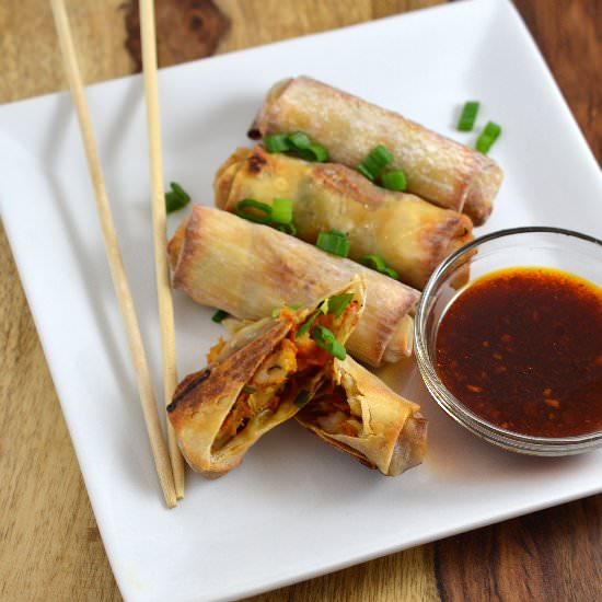 Baked Shrimp Egg Rolls