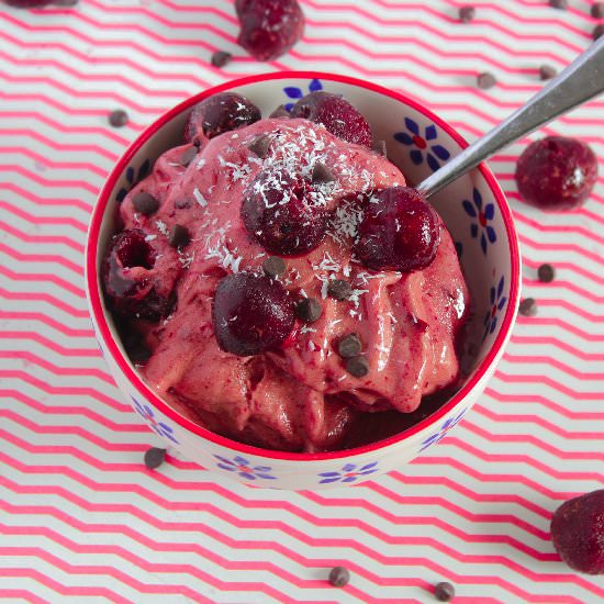 Raw Banana & Cherry Soft Serve