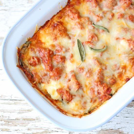 Spinach Turkey Lasagna