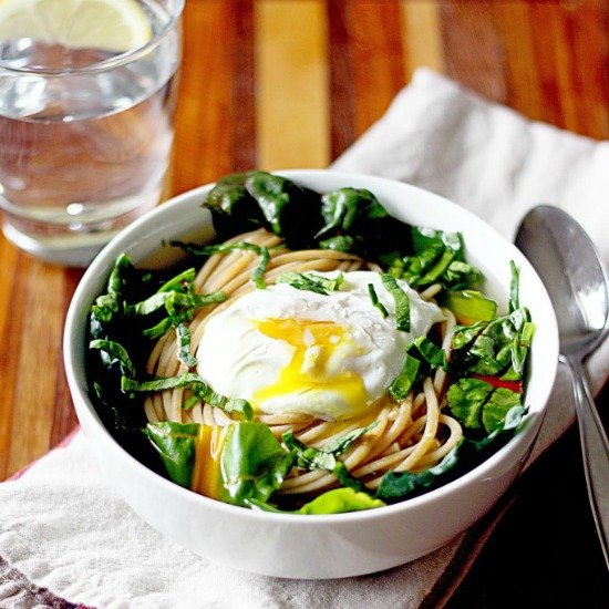 Swiss Chard and Noodle Soup