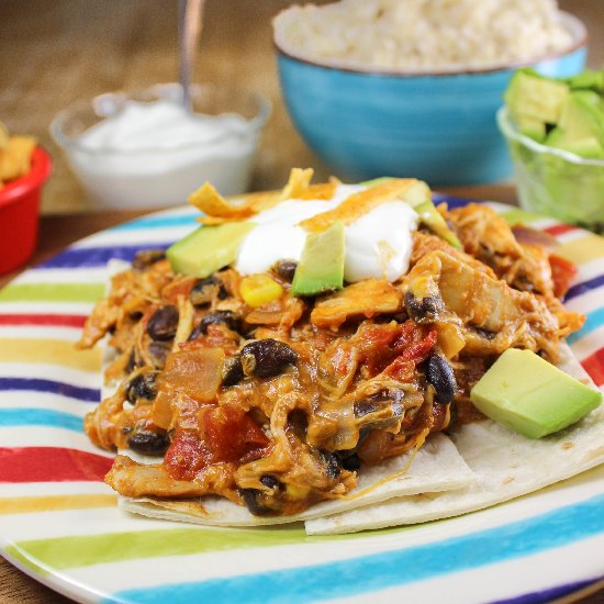 Easy Chicken Enchilada Skillet Meal