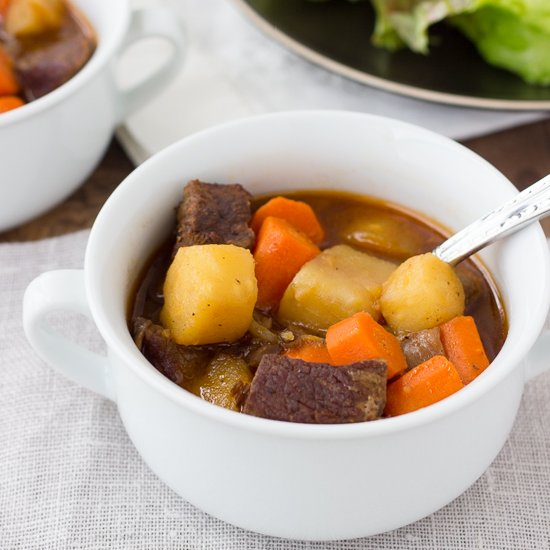 Slow-Cooker Beef & Root Vegetable