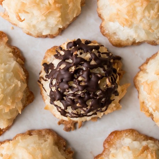 Chocolate Almond Coconut Macaroons