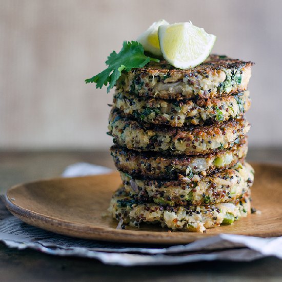 Tuna, Choy Sum and Quinoa Patties