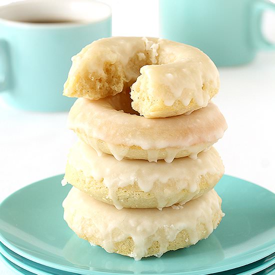 Baked Vanilla Bean Doughnuts