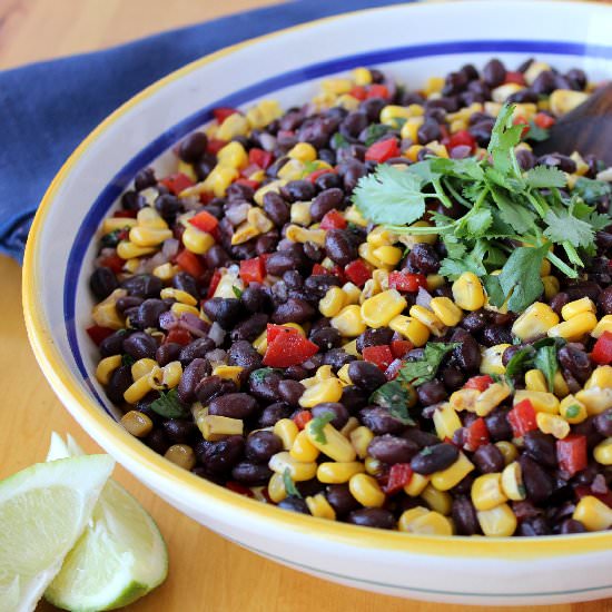 Zesty Black Bean and Corn Salad