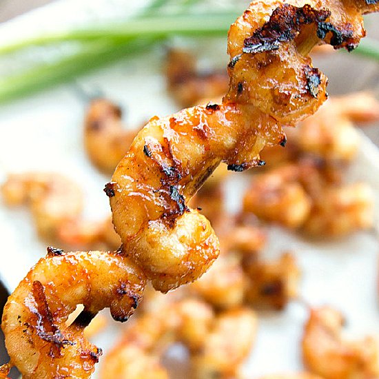 Asian Marinated Grilled Shrimp