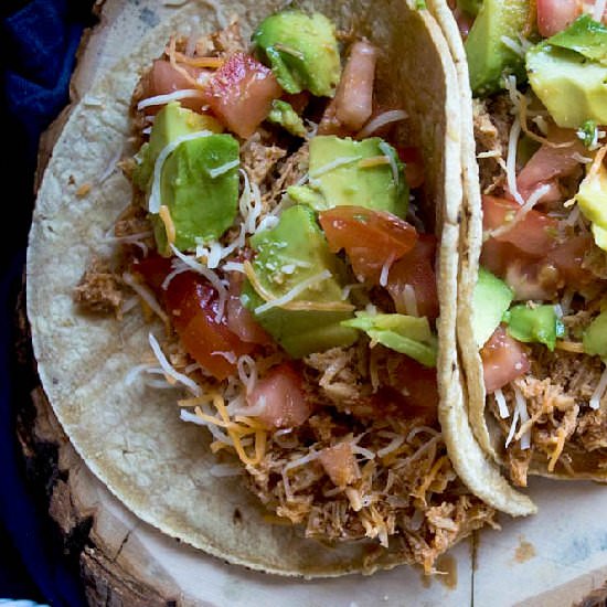 Crockpot Bbq Pulled Chicken Tacos