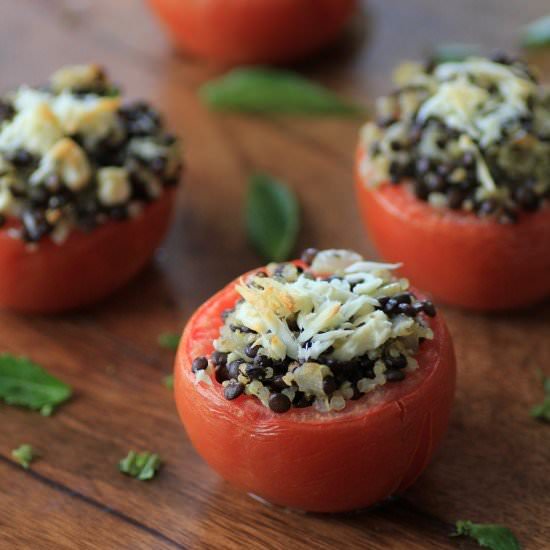 Greek Stuffed Tomatoes