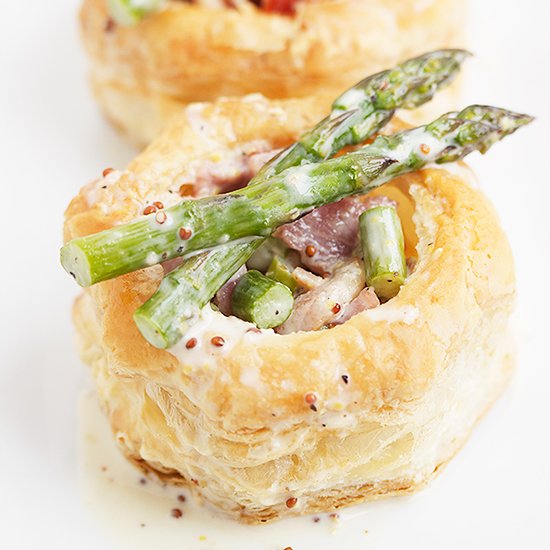 Ham and Asparagus Vol au Vent