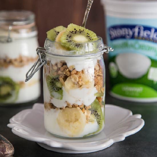 Fruit + Yogurt Granola Parfait