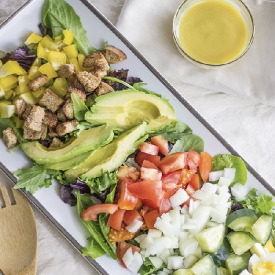 Healthy Vegetarian Cobb Salad