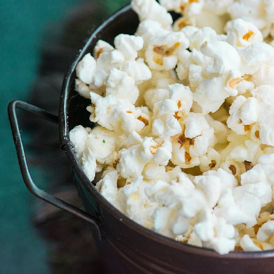 Stovetop Truffle Popcorn