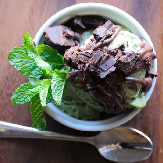 Mint Chocolate Chunk Gelato