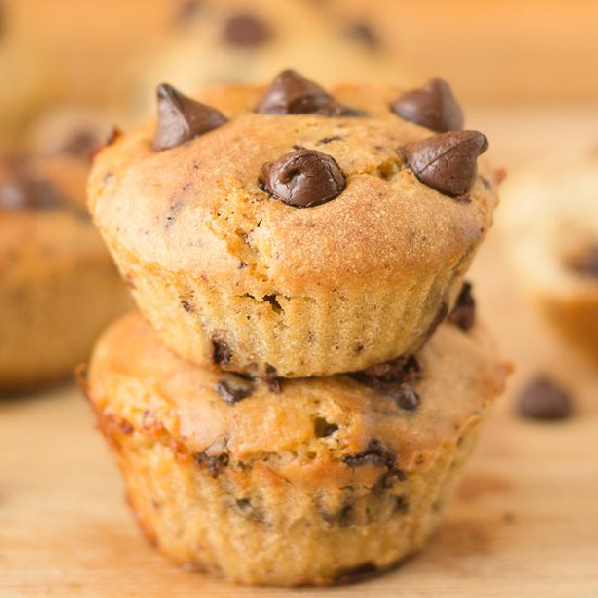 Low-Fat Chocolate Chip Muffins