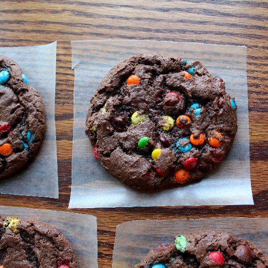 Chocolate Monster Cookies