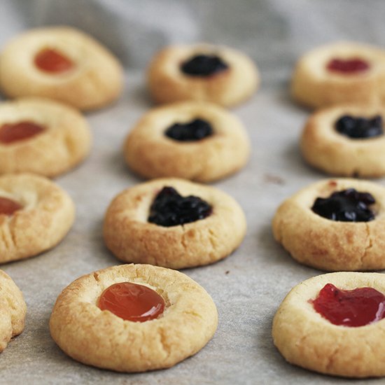 Jam Thumbprint Cookies