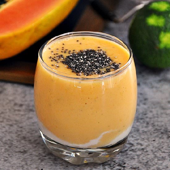 Papaya & Lime Smoothie