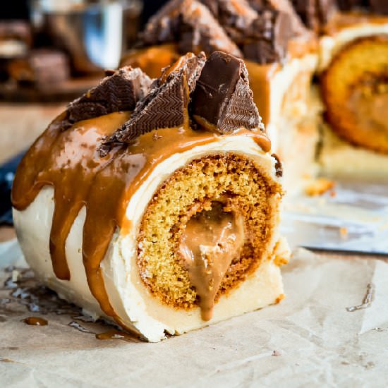 Mars bar Tunnel cake