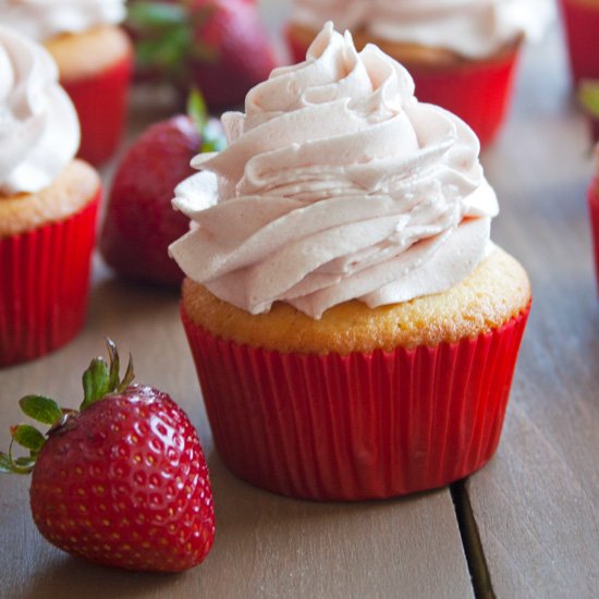 Strawberry Cupcakes