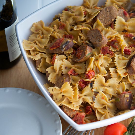 Farfalle with Italian Sausage