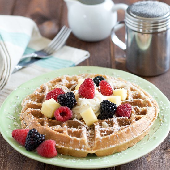 Macadamia Nut Waffles