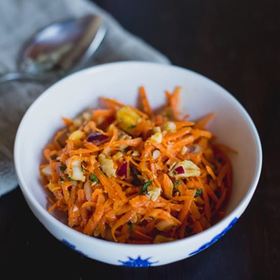 Carrot Slaw with Pineapple