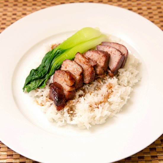 Cantonese Style BBQ Pork Over Rice