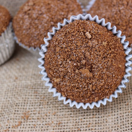 Cinnamon Sugar Banana Muffins