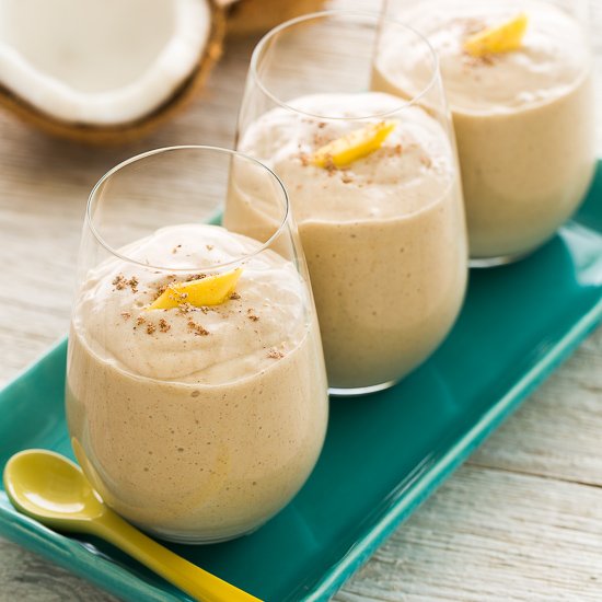 Spiced Coconut-Mango Smoothies