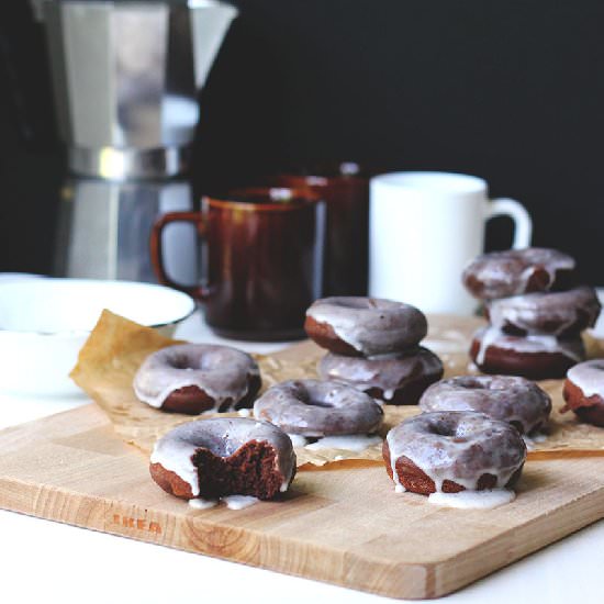 Baked Chocolate Donuts