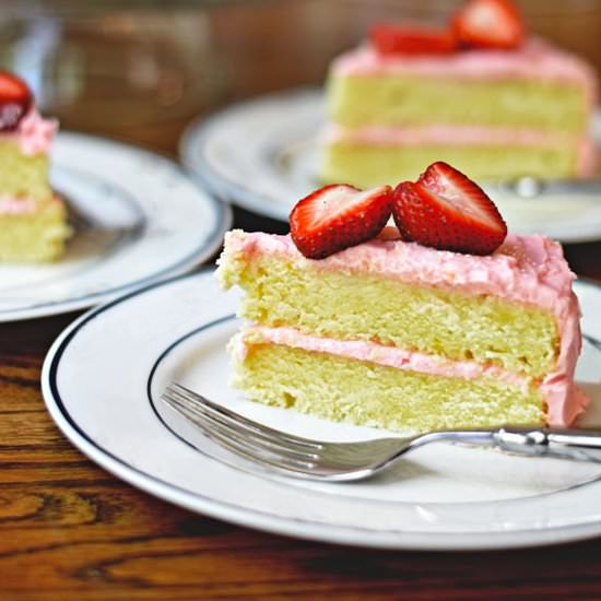 Strawberry Lemon Cake