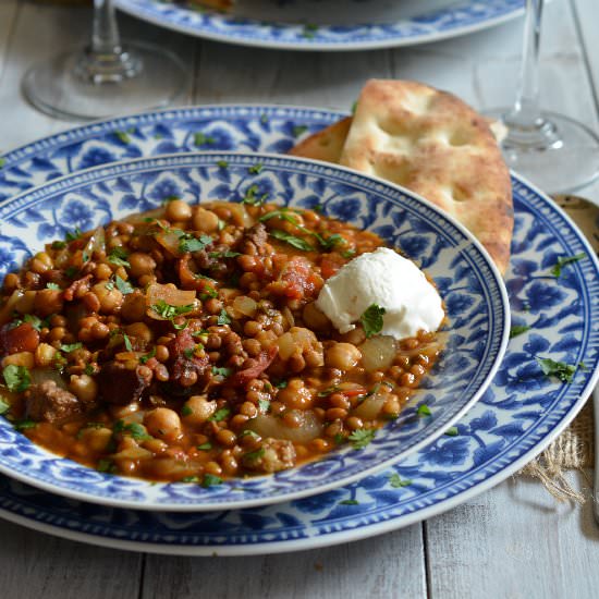 Moroccan Lamb & Lentil Stew