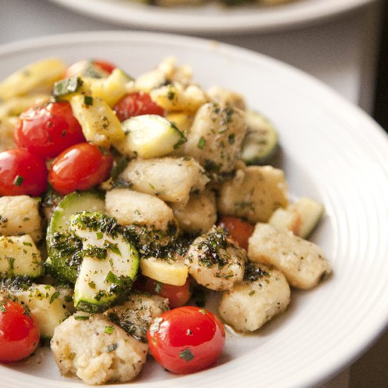 Herbed Gnocchi with Summer Veggies